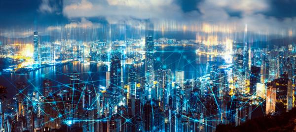 abstract image of city